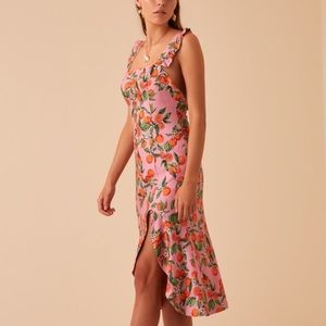 Finders Keepers Aranciata Dress Pink Clementine